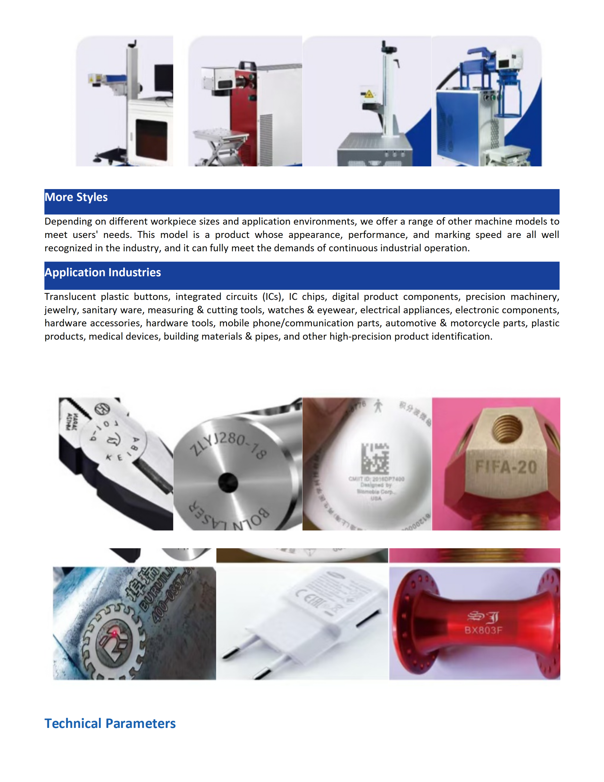Desktop Fiber Laser Marking Machine 20W 30W 50W For Metal Hardware Logo QR Code Serial Number Engraving - Image 3