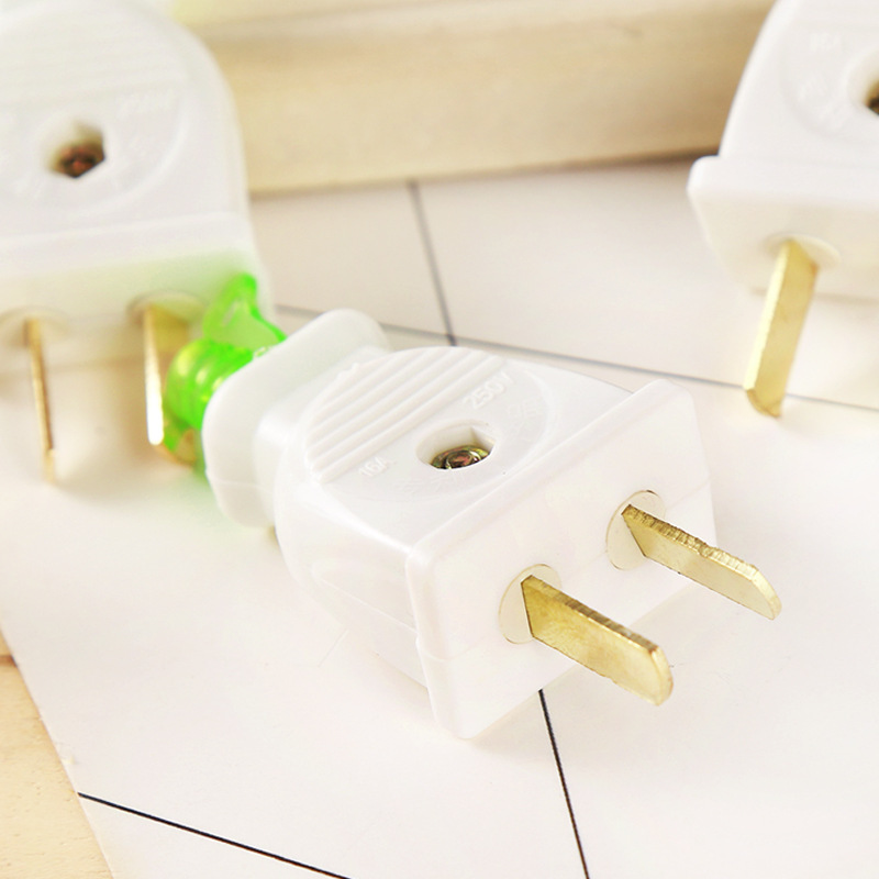 2-pin rotary plug connector for LED strip light white